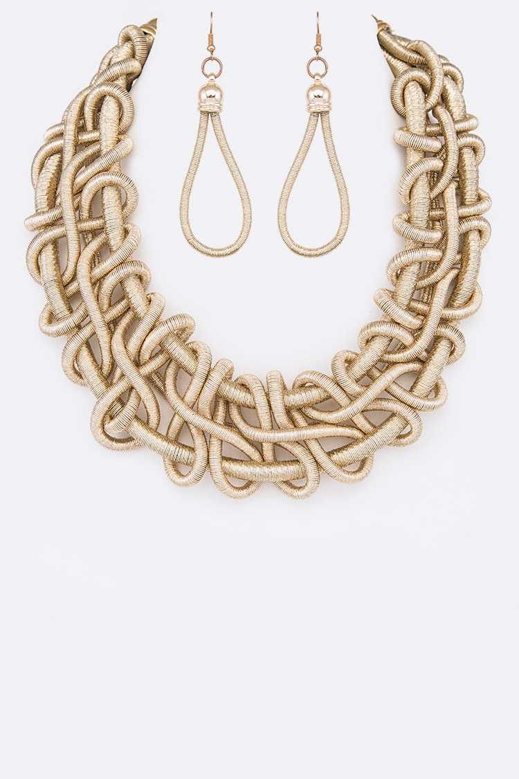 Asteria Rope Necklace set