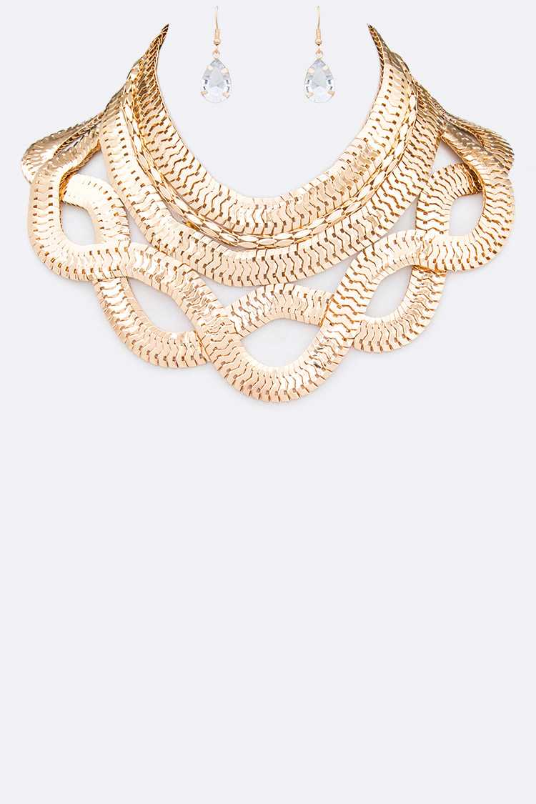 Athena Gold Necklace set
