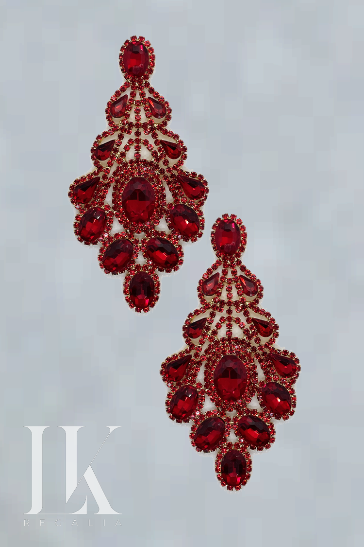 Mystique Earrings (Red)